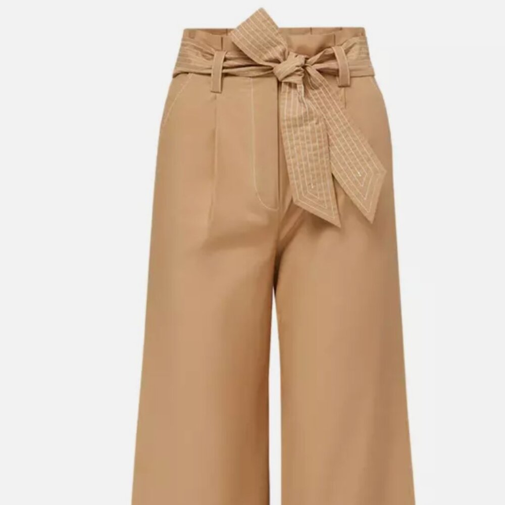 Veronica Beard Lang Khaki Pant, size 10